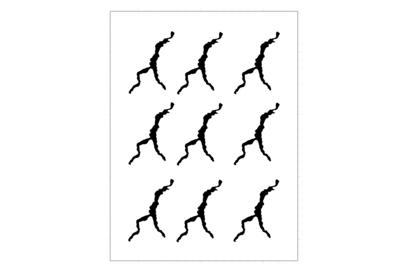 Sticker Sheet Lake Como Lake Outline Sticker Sheet Lake Como Lake Outline