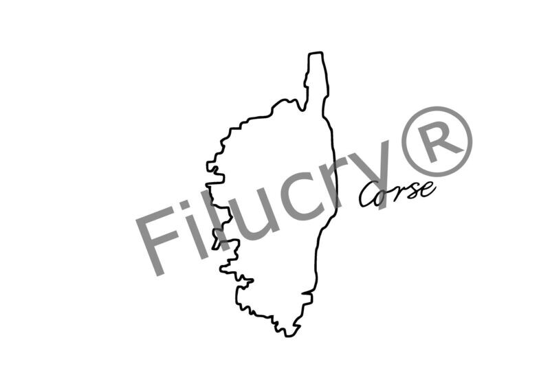 Corsica Outline Banner, digital download, SVG / JPG / PNG / PDF Corsica Outline Banner, digital download, SVG / JPG / PNG / PDF