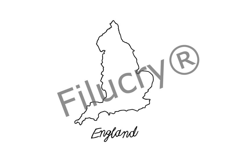 England Outline Banner, digital download, SVG / JPG / PNG / PDF England Outline Banner, digital download, SVG / JPG / PNG / PDF