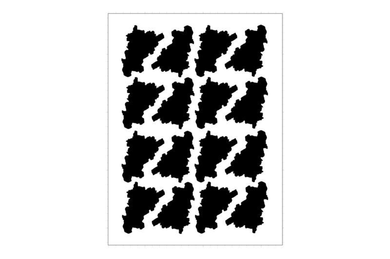 Sticker sheet swiss canton Uri Sticker sheet swiss canton Uri