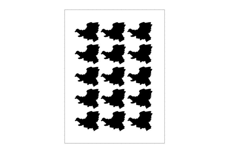 Sticker sheet swiss canton Schwyz Sticker sheet swiss canton Schwyz