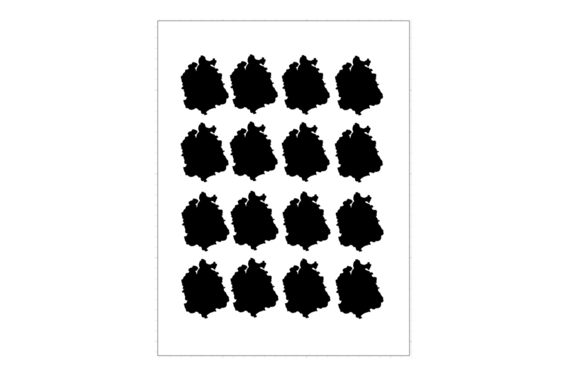 Sticker sheet swiss canton Zurich Sticker sheet swiss canton Zurich
