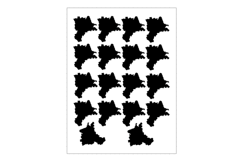 Sticker sheet swiss canton Lucerne Sticker sheet swiss canton Lucerne