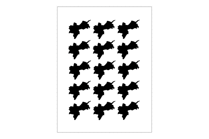 Sticker sheet swiss canton Basel-City Sticker sheet swiss canton Basel-City