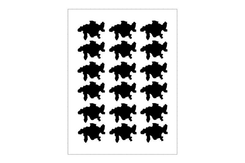 Sticker sheet swiss canton Grisons Sticker sheet swiss canton Grisons