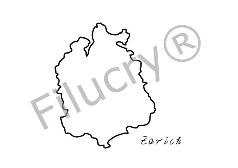 Swiss Canton Zürich Outline Banner, digital download, SVG / JPG / PNG / PDF Swiss Canton Zürich Outline Banner, digital download, SVG / JPG / PNG / PDF