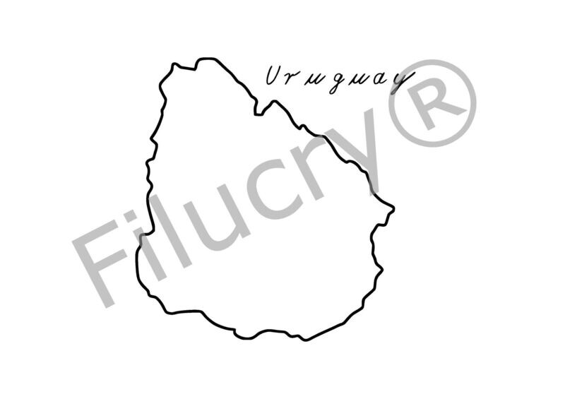Uruguay Outline Banner, digital download, SVG / JPG / PNG / PDF Uruguay Outline Banner, digital download, SVG / JPG / PNG / PDF