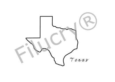 Texas Umriss Banner, Digitaler Download, SVG / JPG / PNG / PDF