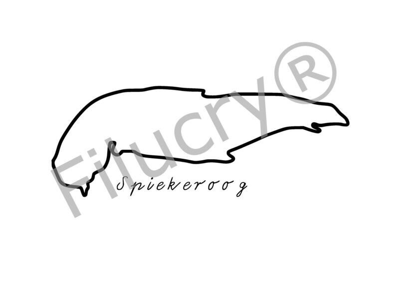 Spiekeroog Outline Banner, digital download, SVG / JPG / PNG / PDF Spiekeroog Outline Banner, digital download, SVG / JPG / PNG / PDF