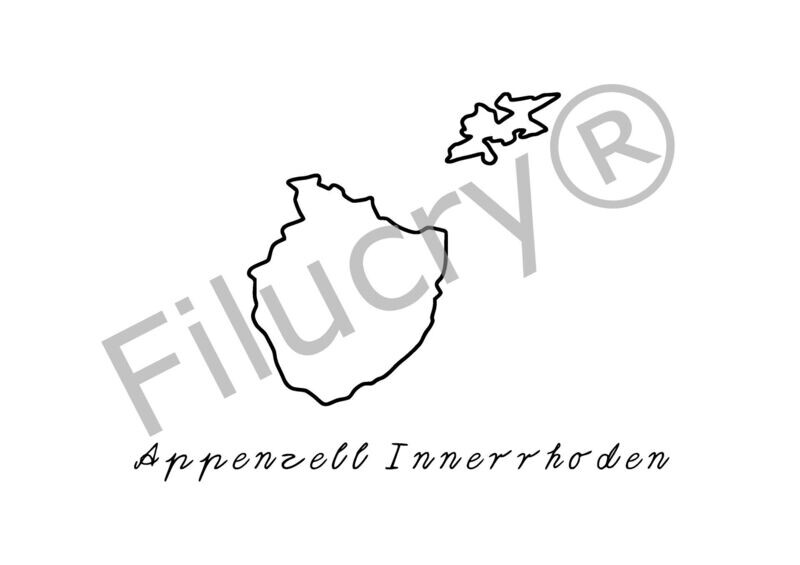 Swiss Canton Appenzell Innerrhoden Outline Banner, digital download, SVG / JPG / PNG / PDF Swiss Canton Appenzell Innerrhoden Outline Banner, digital download, SVG / JPG / PNG / PDF