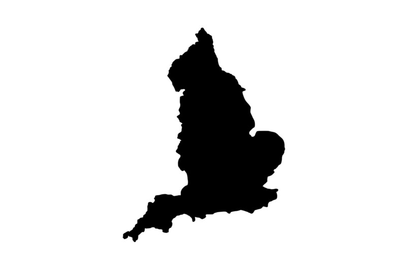 Outline England Magnet