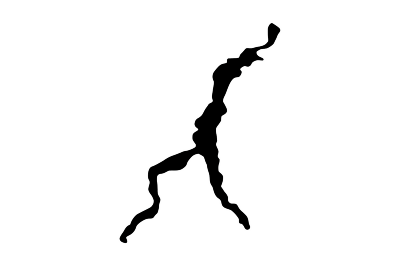 Outline Lake Como Magnet Outline Lake Como Magnet