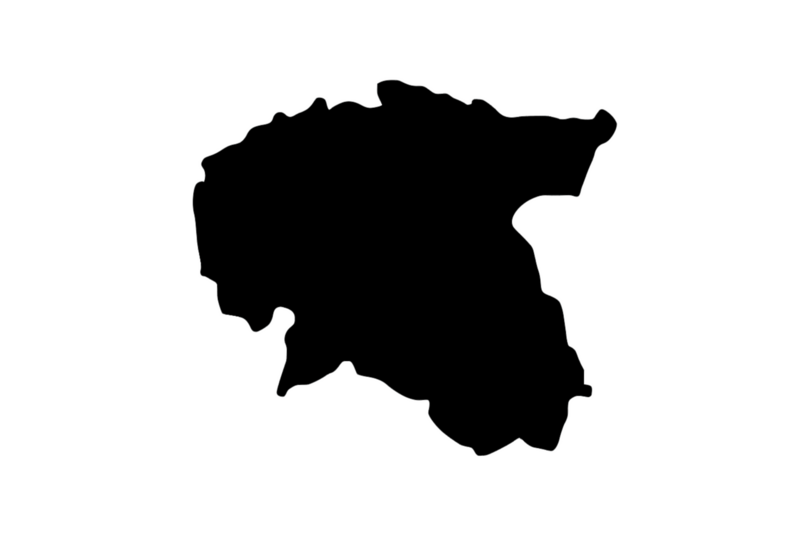 Outline Estonia Magnet Outline Estonia Magnet