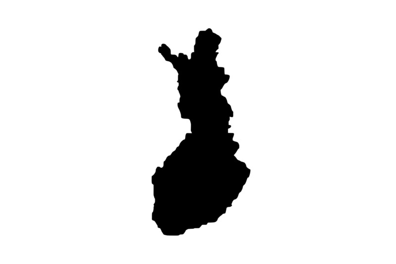 Outline Finland Magnet Outline Finland Magnet