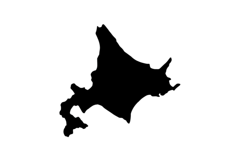 Outline Hokkaido Magnet Outline Hokkaido Magnet