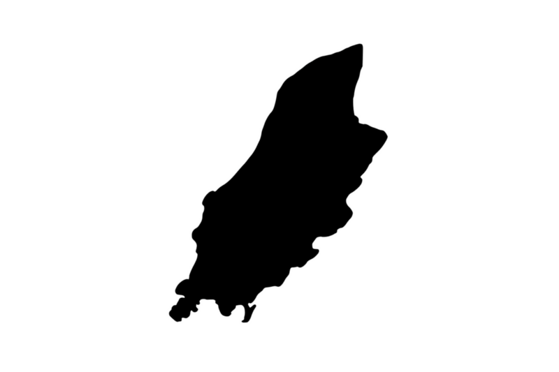 Outline Isle of Man Magnet