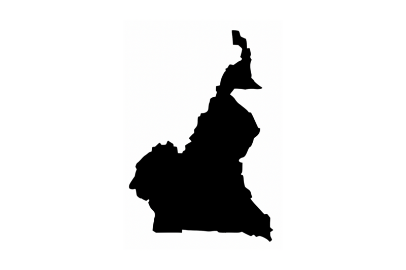 Outline Cameroon Magnet Outline Cameroon Magnet