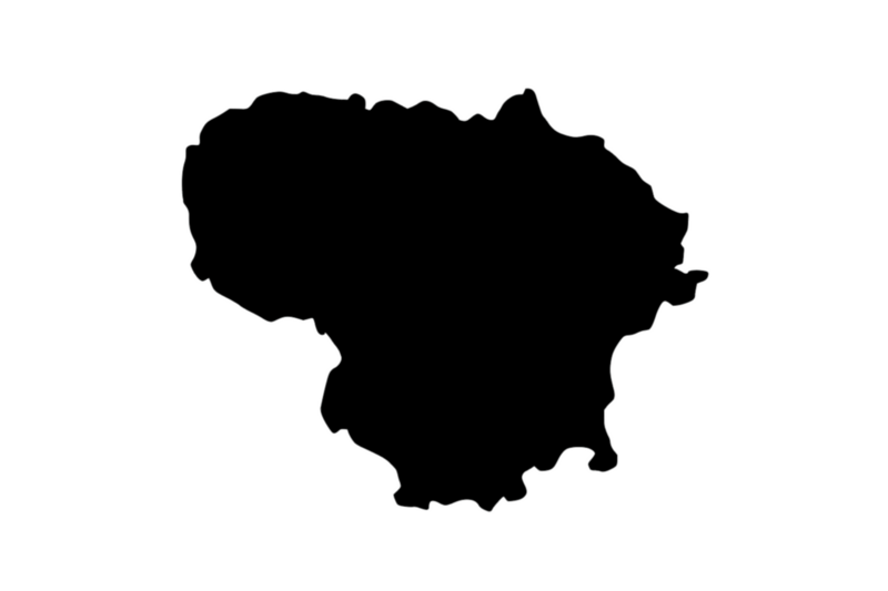 Outline Lithuania Magnet Outline Lithuania Magnet