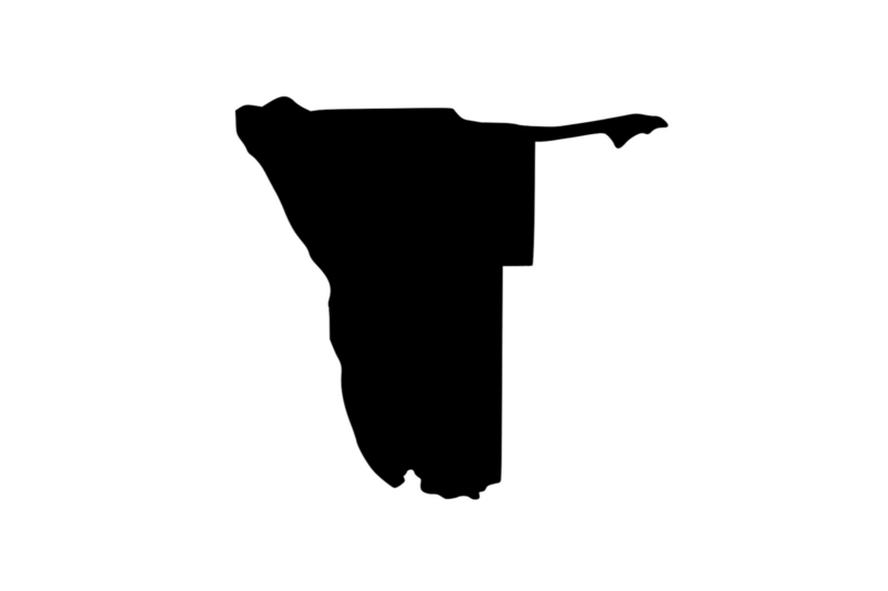Outline Namibia Magnet Outline Namibia Magnet