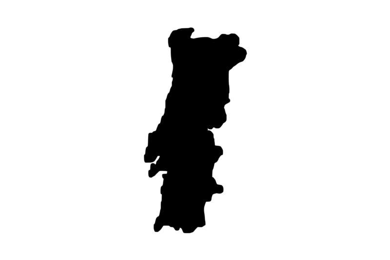 Outline Portugal Magnet Outline Portugal Magnet