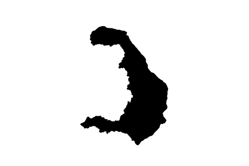 Outline Santorini (Thira) Magnet Outline Santorini (Thira) Magnet