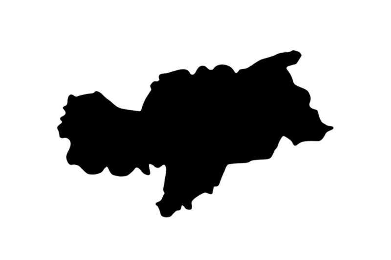 Outline South Tyrol Magnet Outline South Tyrol Magnet