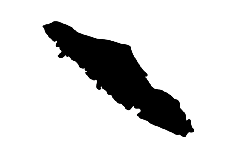 Outline Vancouver Island Magnet Outline Vancouver Island Magnet
