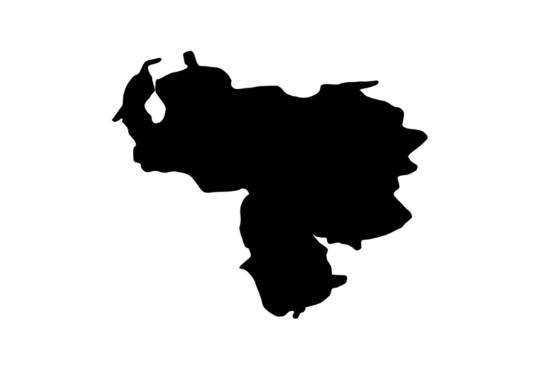 Outline Venezuela Magnet Outline Venezuela Magnet