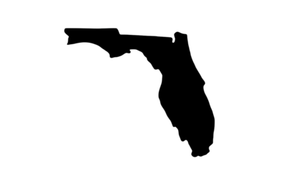 Umriss Florida Magnet