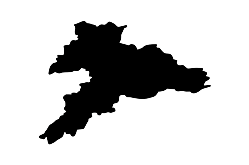 Outline Canton Jura Magnet Outline Canton Jura Magnet