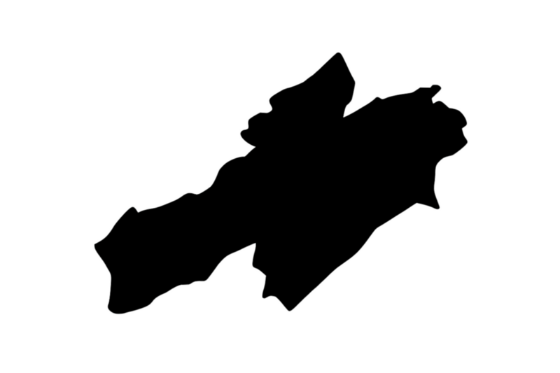 Outline Canton Neuchâtel Magnet Outline Canton Neuchâtel Magnet