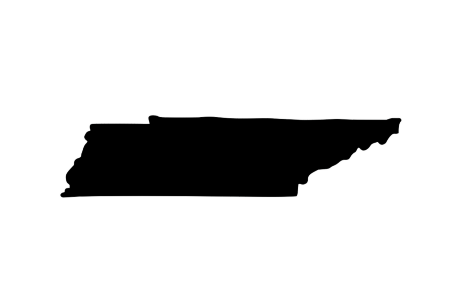 Umriss Tennessee Magnet