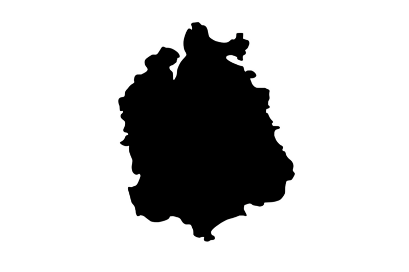 Outline Canton Zürich Magnet Outline Canton Zürich Magnet