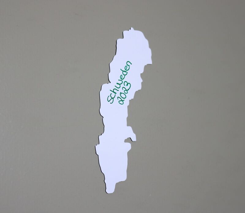Outline Sweden Magnet Outline Sweden Magnet