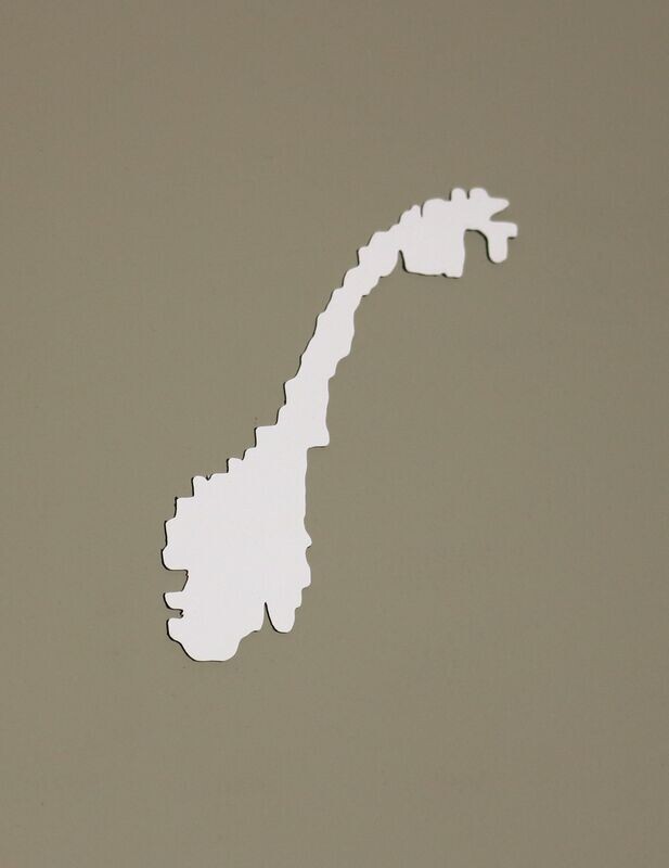 Outline Norway Magnet Outline Norway Magnet