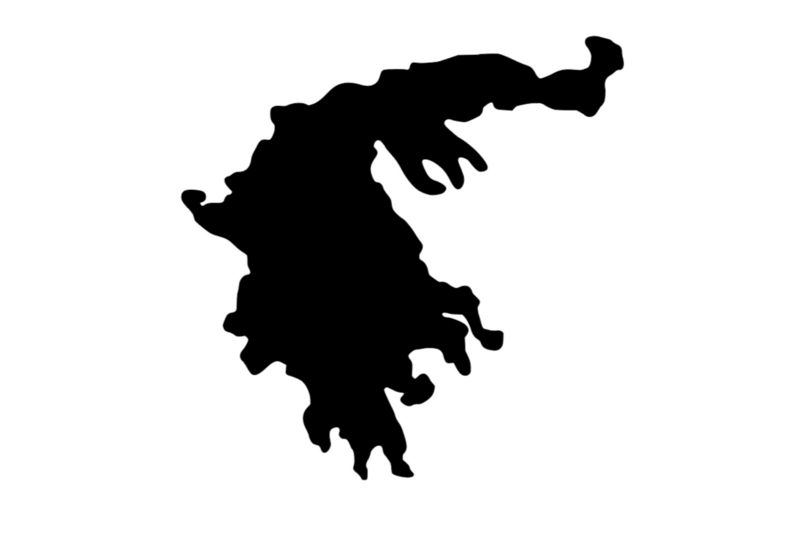 Outline Greece Magnet Outline Greece Magnet