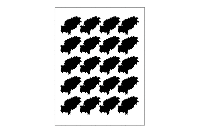 Sticker Sheet Country Outline Ibiza Sticker Sheet Country Outline Ibiza