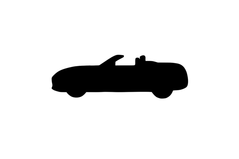 Umriss Cabrio Magnet Umriss Cabrio Magnet
