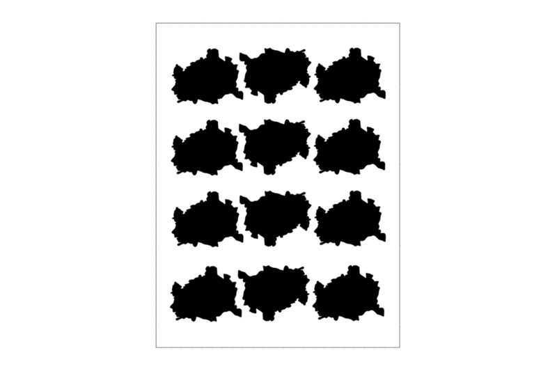 Sticker Sheet Country Outline Vienna Sticker Sheet Country Outline Vienna