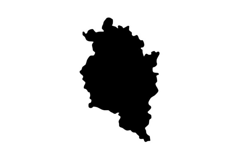 Outline Vorarlberg Magnet Outline Vorarlberg Magnet