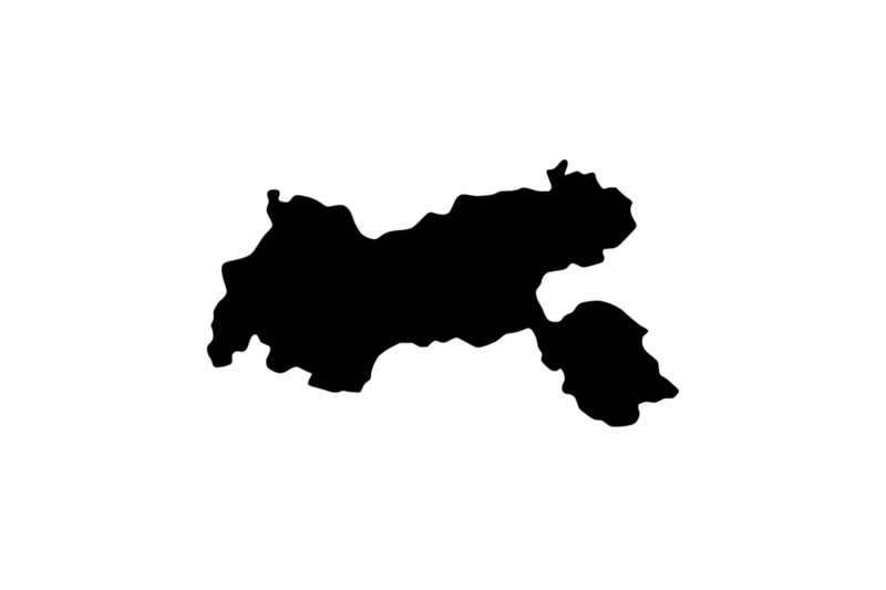 Outline Tyrol Magnet Outline Tyrol Magnet