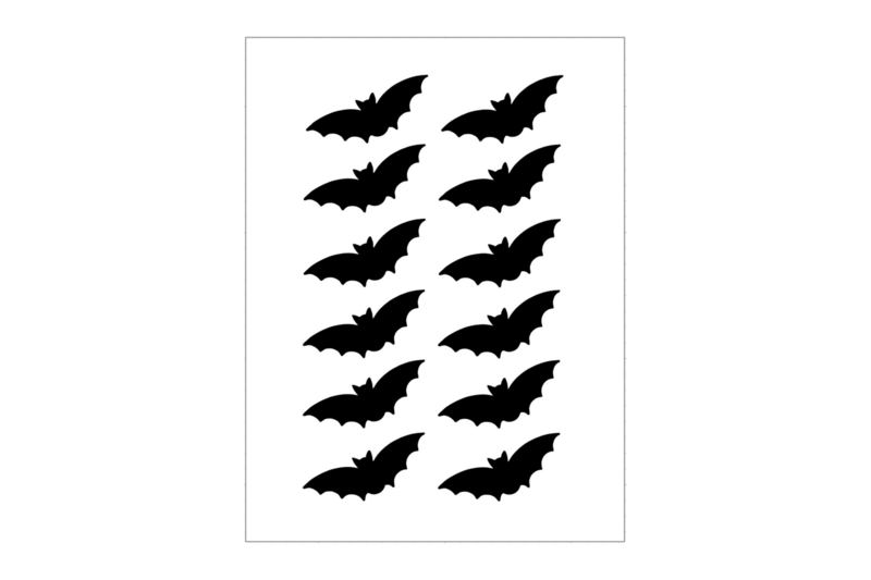 Stickerbogen Fledermaus Stickerbogen Fledermaus
