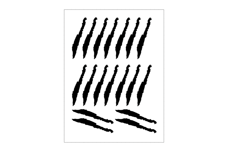 Sticker Sheet Island Outline Öland Sticker Sheet Island Outline Öland