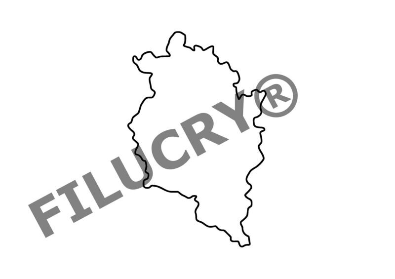 Vorarlberg Umriss Banner, Digitaler Download, SVG / JPG / PNG / PDF