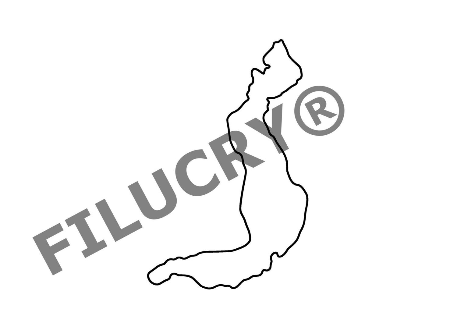 Iseosee Umriss Banner, Digitaler Download, SVG / JPG / PNG / PDF
