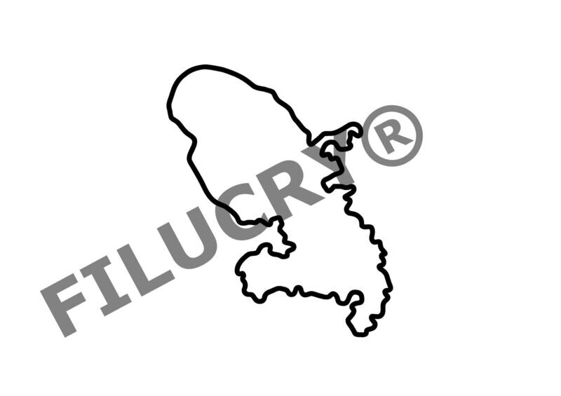 Martinique Umriss Banner, Digitaler Download, SVG / JPG / PNG / PDF