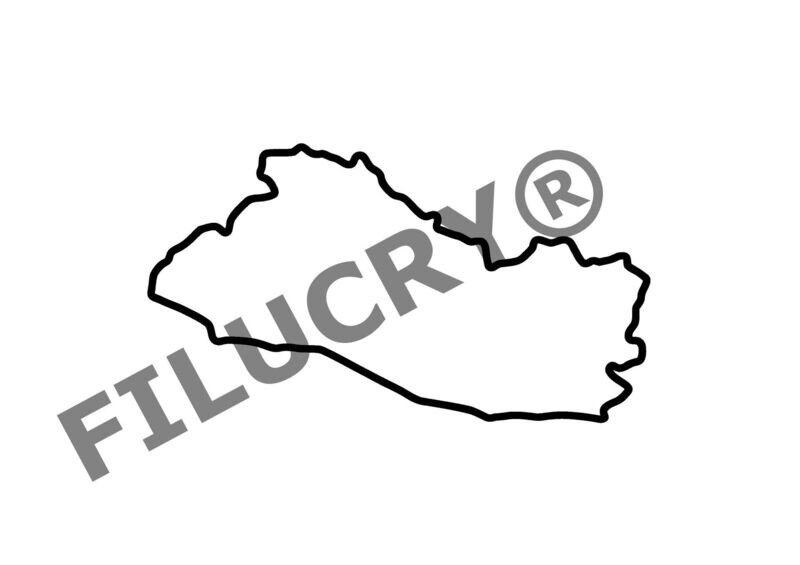 El Salvador Umriss Banner, Digitaler Download, SVG / JPG / PNG / PDF