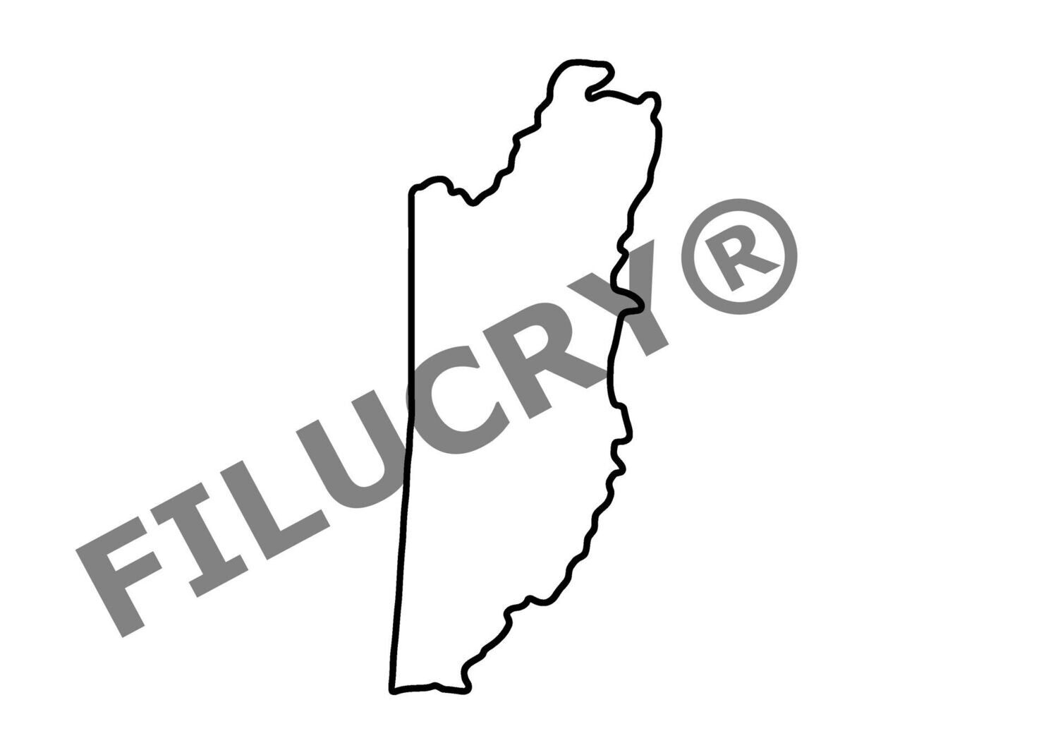 Belize Umriss Banner, Digitaler Download, SVG / JPG / PNG / PDF