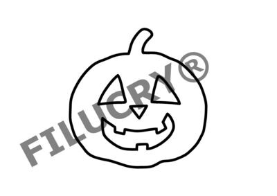 Halloween Kürbis Umriss Banner, Digitaler Download, SVG / JPG / PNG / PDF