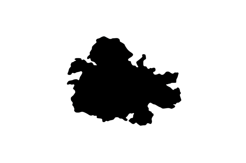 Outline Antigua Magnet Outline Antigua Magnet